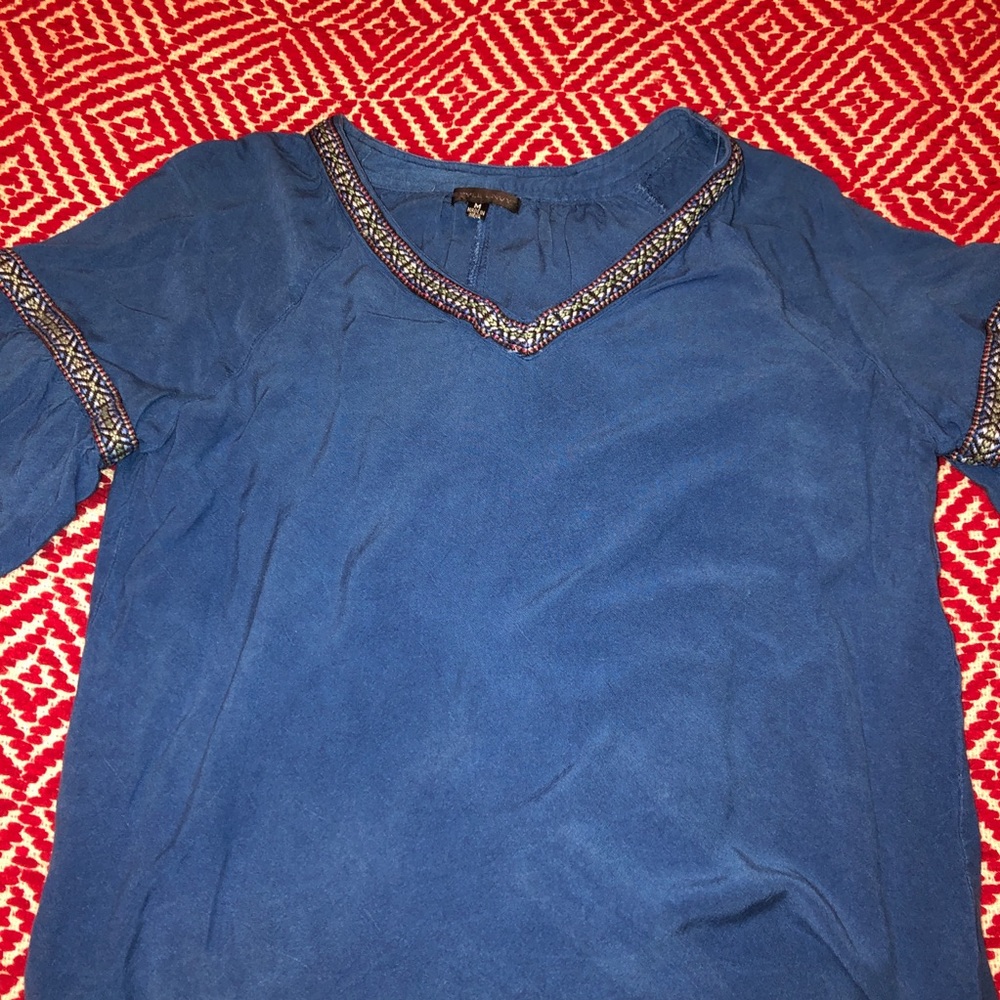 Blue long sleeve shirt